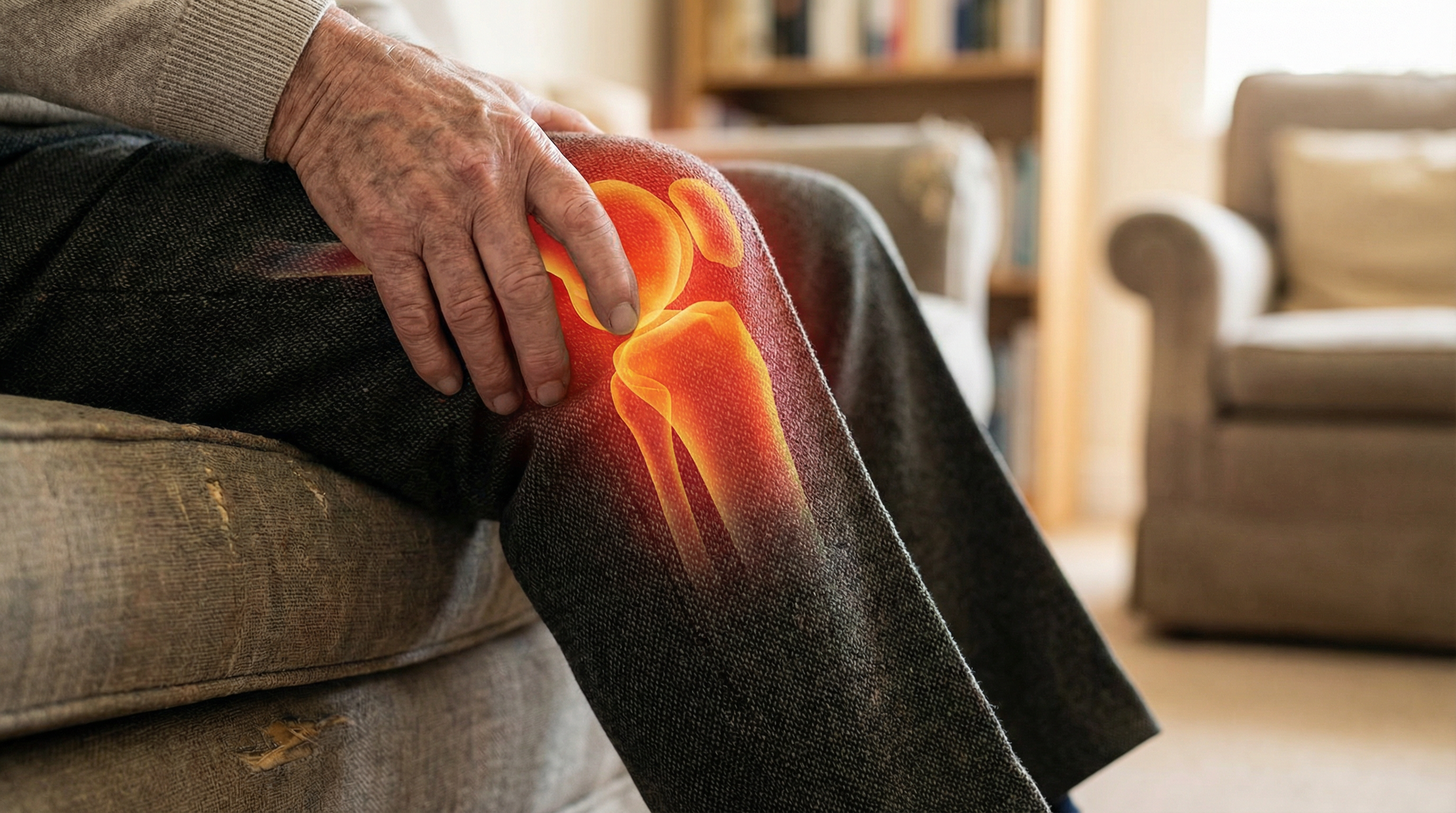 膝の痛みのイメージ